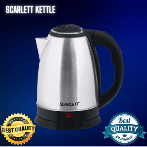 PREMIUM Quality Scarlett Stainless Steel Electric Heating Kettle 2 0