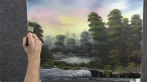 Paint With Kevin Hill Waterfall In The Trees Wet On Wet HD YouTube