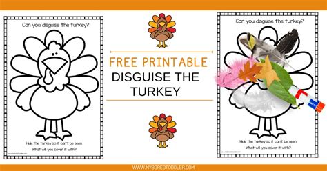 Disguise A Turkey Template Printable