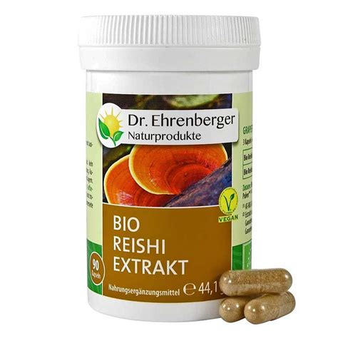 Dr Ehrenberger Bio Reishi Extrakt Kapseln St Shop Apotheke