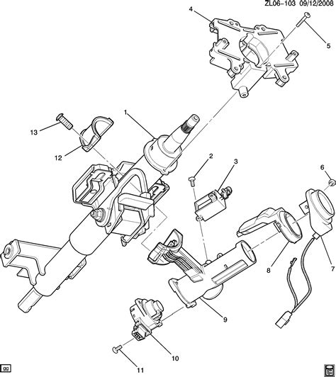 Captiva Sport U S Steering Column Part Chevrolet Epc Online