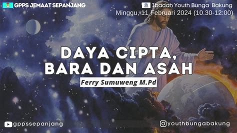 Ibadah Kaum Muda Youth GPPS SEPANJANG 11 FEBRUARI 2024 YouTube