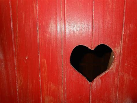 Herz Holz rot Liebe romantisch Valentinstag Herzen Gefühle