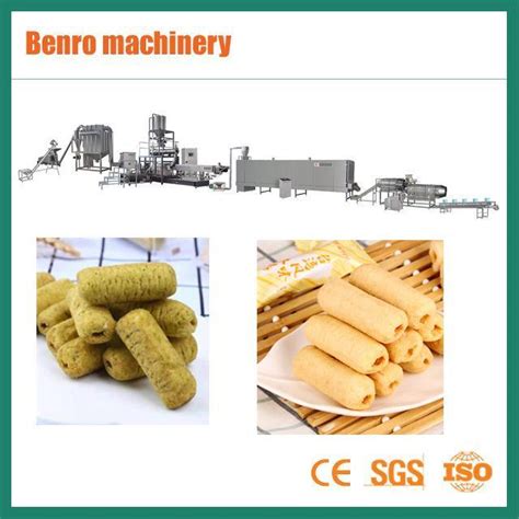 Puffed Corn Rice Snack Food Making Extruder Processing Machine Puff