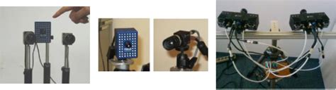 Multiple camera systems. (a) TOF+stereo cameras [123], (b) TOF+Video ...