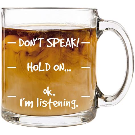 Funny Coffee Mugs For Women Men Dont Speak Funny T