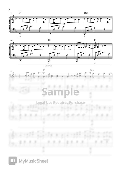 Bruno Mars Just The Way You Are Piano Sheet Sheets By Bruno Mars