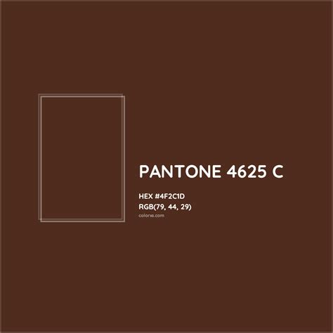 About Pantone 4625 C Color Color Codes Similar Colors And Paints