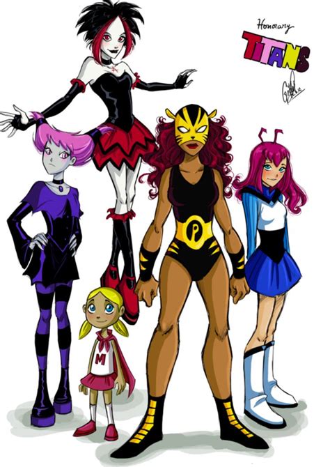 Titan Girls Ii By Gretlusky On Deviantart Jovens Titãs Desenhos Radicais Animação