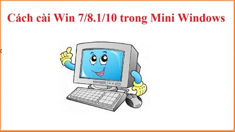 C Ch C I Win Trong M I Tr Ng Winpe Mini Windows