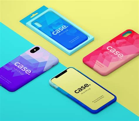 Psd Iphone Xr Mockup Isometric Vol Pixeden Club