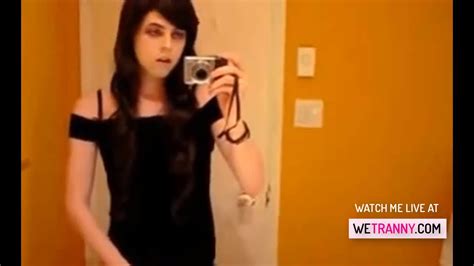 Hot Trans Amateur In Sexy Fishnets Toys Her Ass AShemaletube