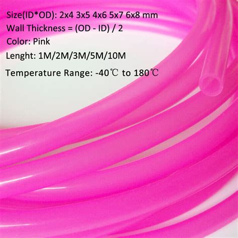 Silicone Rubber Vacuum Hose Food Grade Tube Pipe Fish Car Aquariums Air