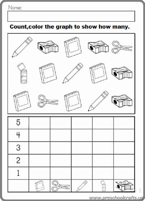 Free Printable Colored Graph Worksheets Fichas De Preescolar