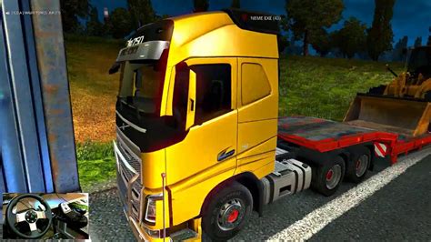 Euro Truck Simulator 2 Corrida De Caminhões No Comboio Com Volante