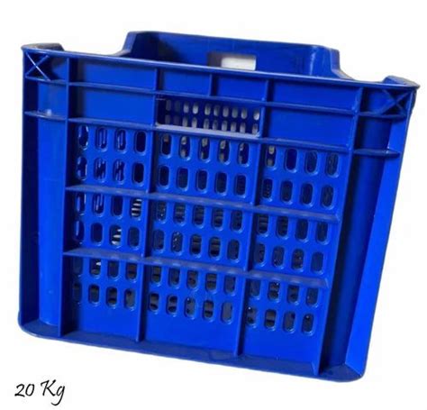 Blue Vegetable Virgin Hdpe Crate At Rs Piece Ahmedabad Id