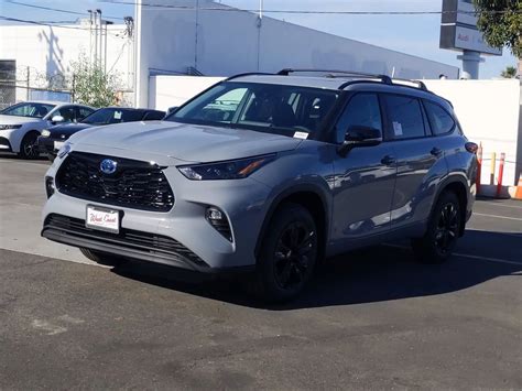 New Toyota Highlander Hybrid Hybrid Xle Nightshade In Long Beach