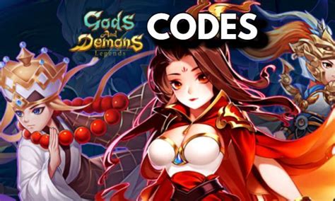 Gods And Demons Legend Codes Updated 2024