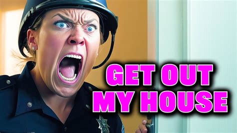 Female Cop Enters The Wrong Home And This Happens Youtube