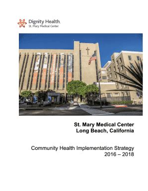 Fillable Online Dignityhealth 2016 Implementation Strategy LB St Mary