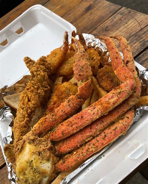 Come Try Our New Deep Fried Snow Crabs King And Queen Combo