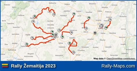 Mapy Zaplanuj Rally Emaitija Lar Rajdtrasa Pl