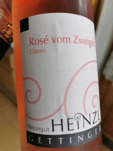 Heinzl Gettinger Ros Vom Zweigelt Classic Vivino