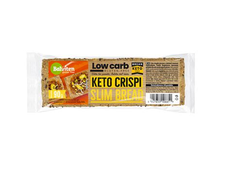 Keto Crispi Slim Bread Chrupkie Pieczywo G Produkt Bezglutenowy