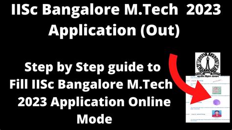 Iisc Bangalore M Tech Admission Started How To Fill Application