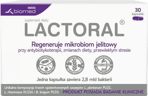 Lactoral jelita mikroflora jelitowa 30 kapsułek 13305882612 Allegro pl