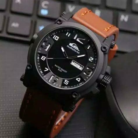 Jual Jam Tangan Pria Quicksilver Kulit Tanggal Aktif Shopee Indonesia