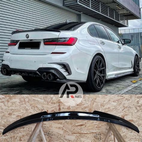 BMW Serie 3 G20 Aileron Spoiler Mala M3 M4 Preto Brilhante Serzedo E