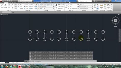 Autocad Ders Rectangular Array Dikd Rtgen O Altma Youtube