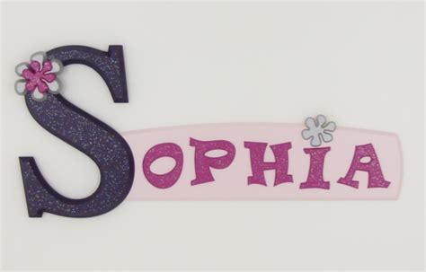 Photo Gallery Of Painted Wooden Name Signs Made By Looselettersca