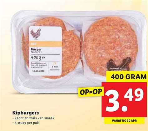 Kipburgers Aanbieding Bij Lidl 1Folders Nl