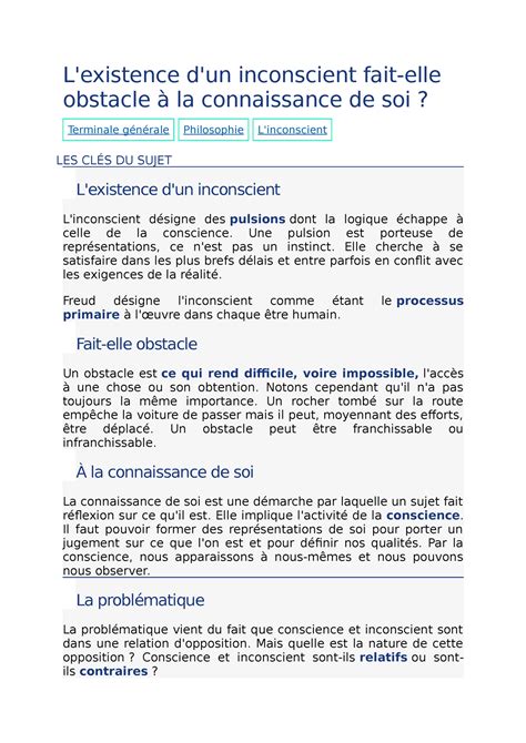 L inconscient 2 2 eme topique le Moi le surmoi et et le ça L