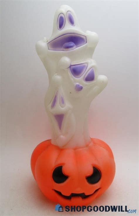 Vintage General Foam Plastics Co Halloween Ghosts And Jack O Lantern