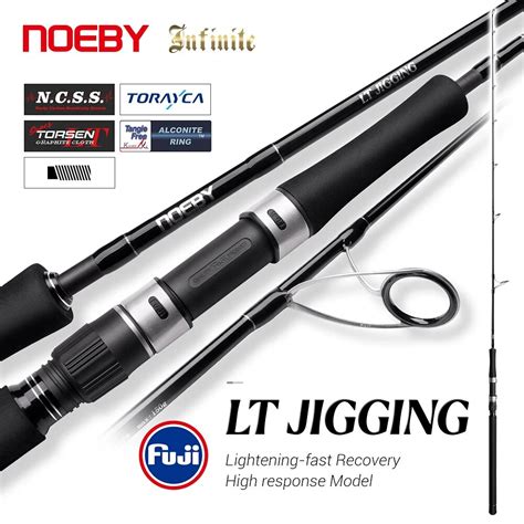 Noeby Lt Jigging Fishing Rod Fast Slow Spinning Jigging Rods Saltwater