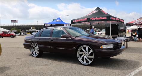 Chevy Impala Ss Hunkers On Chromed 26s Becomes Vintage Rs 54 Off