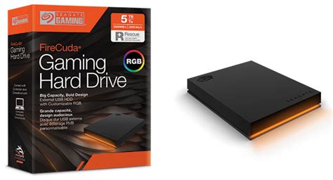 Seagate Firecuda Gaming Almacenamiento Externo Con Iluminación Rgb