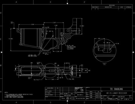 Schematic for 80% AR15 Lower Receiver – JNV Burns Enterprises