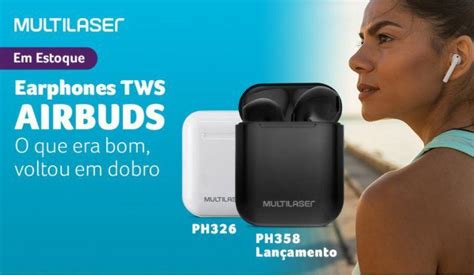 Fone De Ouvido Multilaser Tws Airbuds Branco Ph Fone De Ouvido