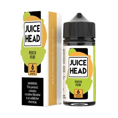 Juice Head E Liquid Peach Pear 6mg Ml Nimbus Imports