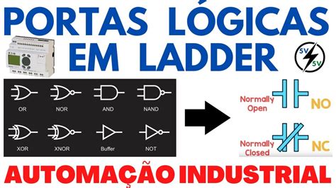 Como fazer operações LÓGICAS em Linguagem LADDER YouTube