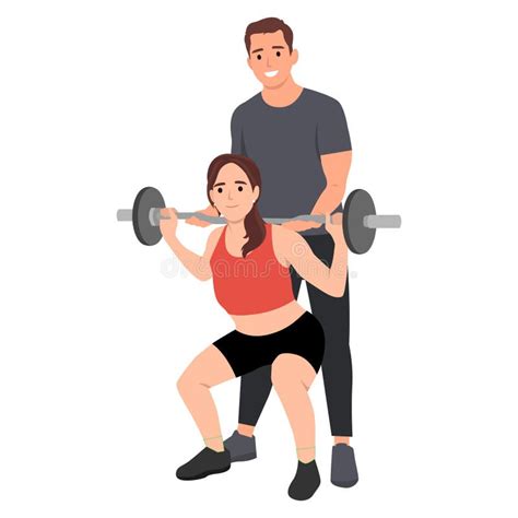 Strength Training Spotter Stock Illustrations 11 Strength Training