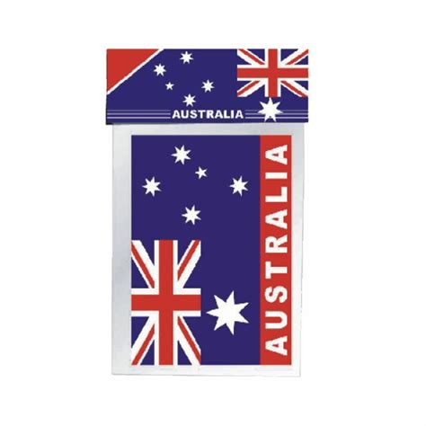 Large Australian Flag Stickers - 2 Pack