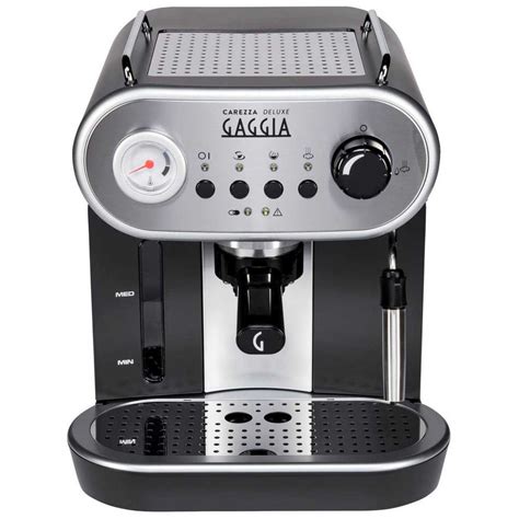 Gaggia R18525 01 Carezza Deluxe Espresso Coffee Machine Black Techinn