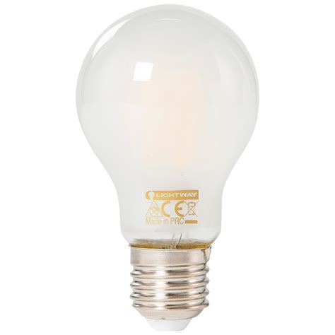 LIGHTWAY LED Filament Leuchtmittel BIR Matt 470lm ALDI SUISSE