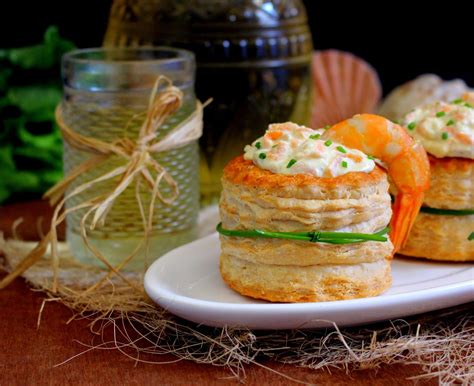 N Rwen S Cuisine Sabores Do Mundo Vol Au Vent De Bacalhau E Camar O