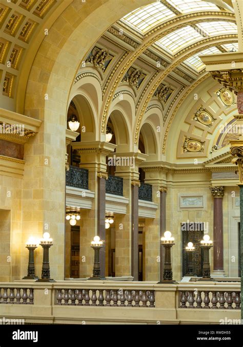 Interior View Of The Wisconsin State Capitol Building Madison